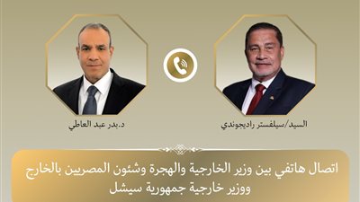 «تعزيز التعاون والاستقرار بالقارة الأفريقية».. اتصال هاتفي بين وزير الخارجية ونظيره السيشلي – المحرر العربي