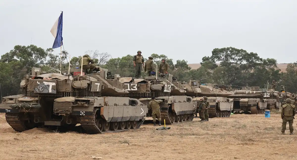 Israeli army mobilizes his forces around Gaza المحرر العربي