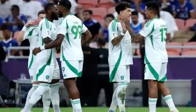 الأهلي السعودي يواصل التألق.. تقدم بهدفين في النهائي الآسيوي أمام كاواساكي!