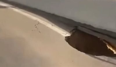 انهيار جزئي في كوبري خزان أسوان البديل.. وتشكيل لجنة هندسية لفحصه
