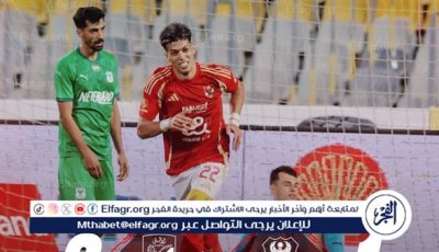 الاهلي يتقدم على المصري بهدفين مقابل هدف بالشوط الأول