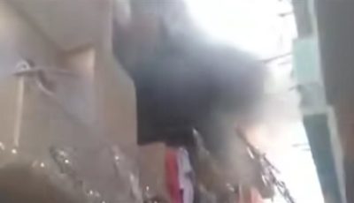 حريق ضخم يلتهم وحدة سكنية في بني مزار بالمنيا