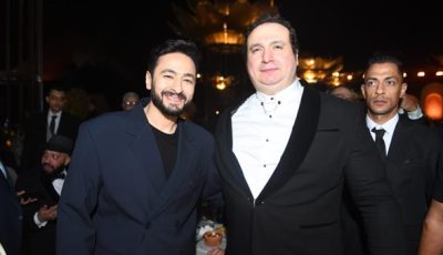حمادة هلال ومحمد فؤاد يحييان زفاف نجل مساعد وزير العدل بمشاركة نجوم الفن في الأهرامات