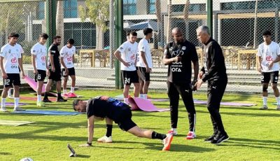وزير الرياضة يؤازر منتخب مصر ويهنئهم بالتأهل لربع نهائي بطولة كأس الامم
