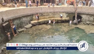 حملة نظافة عين كليوباترا بمشاركة عدد من العاملين في مجال السياحة بسيوة
