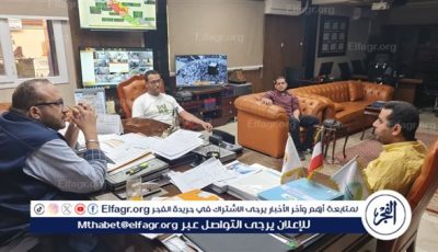 رئيس مياه الشرب والصرف الصحي سوهاج يستقبل مسئولى الجهاز التنظيمي وحماية المستهلك بسوهاج