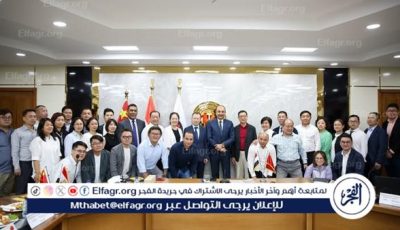 وزير قطاع الأعمال العام يستقبل وفدًا صينيًا يضم 37 مستثمرًا وممثلًا لكبرى شركات الغزل والنسيج لبحث فرص الشراكة والاستثمار
