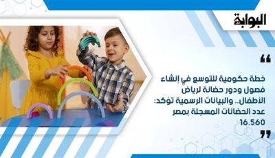 عدد الحضانات المسجلة بمصر 16،560