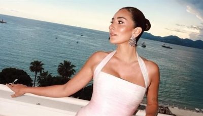 أمينة خليل تتألق بفستان وردي طويل في حفل افتتاح مهرجان كان السينمائي