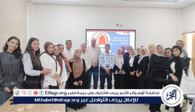 رئيس جامعة أسيوط التكنولوجية يتفقد الامتحانات العملية لطلاب تركيبات الأسنان