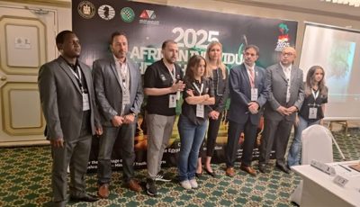 رئيس الاتحاد الدولي للشطرنج يشكر مصر على استضافة البطولة الإفريقية