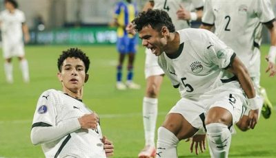 مصر تصعد لمواجهة غانا فى ربع نهائي إفريقيا للشباب بعد تخطى تنزانيا