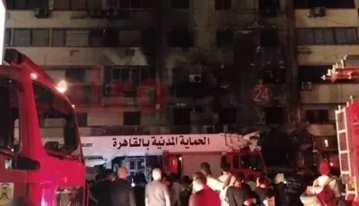 السيطرة على حريق مطعم سيتي كريب بمصر الجديدة|بث مباشر