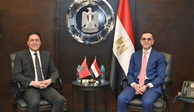 وزير الاستثمار يستقبل نظيره المغربي لبحث سبل تطوير الشراكة الاقتصادية بين البلدين
