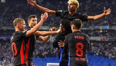 برشلونة بطل الليجا الإسباني للمرة الـ28 بعد تدمير إسبانيول خارج الديار