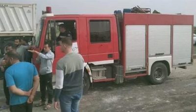 الأسفلت تحول بركة دم.. إصابة 7 أشخاص بجروح خطيرة في انقلاب ميكروباص بالمنيا