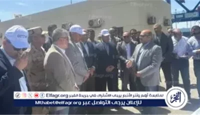 عاجل- رئيس الوزراء يتفقد محطة دحرجة السيارات بميناء شرق بورسعيد