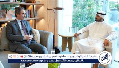 “المسلماني” يبحث مع الشيخ مبارك الصباح التعاون بين ماسبيرو ومؤسسة الإنتاج بمجلس التعاون الخليجي