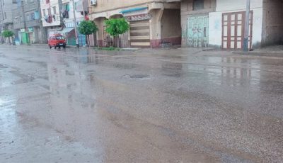 هطول أمطار غزيرة على شوارع المنوفية.. والمحافظة تدفع بسيارات لرفع تراكمات المياه