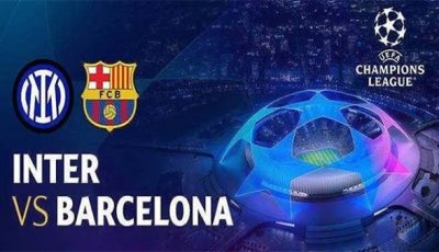 القنوات الناقلة لمباراة الحسم بين إنتر ميلان وبرشلونة في أبطال أوروبا والمعلقين